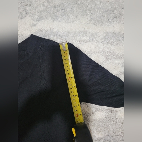 Black Button-Up Women's Sweater - Picture 12 of 13